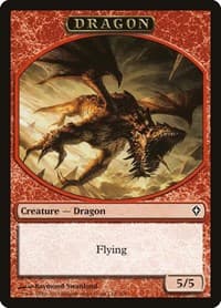 Dragon Token - Worldwake - Magic: The Gathering card