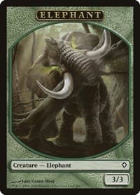 Elephant Token - Worldwake - Magic: The Gathering card
