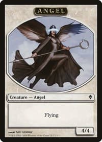 Angel Token - Zendikar - Magic: The Gathering card