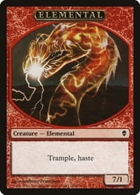 Elemental Token - Zendikar - Magic: The Gathering card
