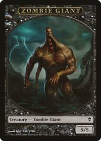 Zombie Giant Token - Zendikar - Magic: The Gathering card