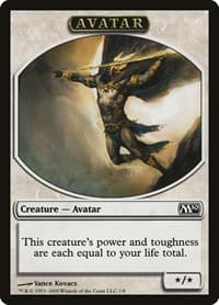Avatar Token - Magic 2010 (M10) - Magic: The Gathering card