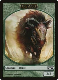 Beast Token - Magic 2010 (M10) - Magic: The Gathering card