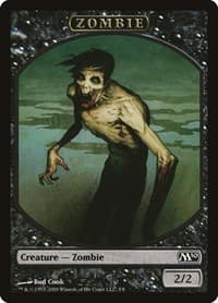 Zombie Token - Magic 2010 (M10) - Magic: The Gathering card