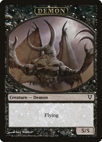 Demon Token - Avacyn Restored - Magic: The Gathering card