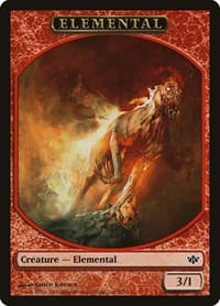 Elemental Token - Conflux - Magic: The Gathering card