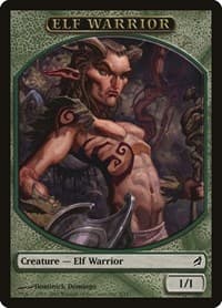 Elf Warrior Token - Lorwyn - Magic: The Gathering card