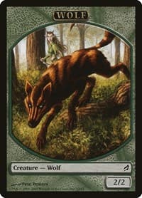 Wolf Token - Lorwyn - Magic: The Gathering card