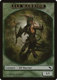 Elf Warrior Token (5) - Shadowmoor - Magic: The Gathering card