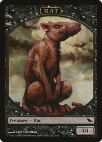 Rat Token - Shadowmoor - Magic: The Gathering card
