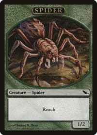 Spider Token - Shadowmoor - Magic: The Gathering card
