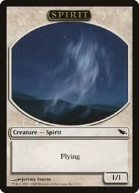 Spirit Token - Shadowmoor - Magic: The Gathering card