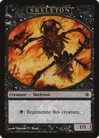 Skeleton Token - Shards of Alara - Magic: The Gathering card