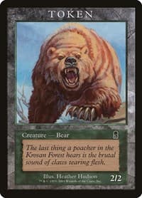 Bear Token (ODY) - Magic Player Rewards - Magic: The Gathering card