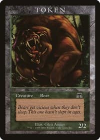 Bear Token (ONS) - Magic Player Rewards - Magic: The Gathering card