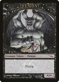 Demon Token (MRD) - Magic Player Rewards - Magic: The Gathering card