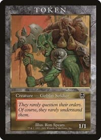 Goblin Soldier Token (APC) - Magic Player Rewards - Magic: The Gathering card
