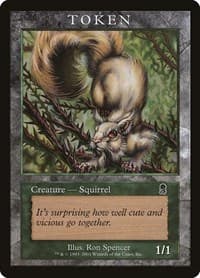 Squirrel Token (ODY) - Magic Player Rewards - Magic: The Gathering card
