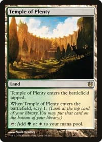 Temple of Plenty - Born of the Gods - Magic: The Gathering card
