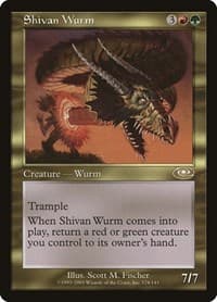 Shivan Wurm - Planeshift - Magic: The Gathering card