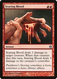 Searing Blood - Born of the Gods - Magic: The Gathering card