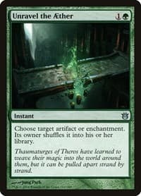 Unravel the Aether - Born of the Gods - Magic: The Gathering card