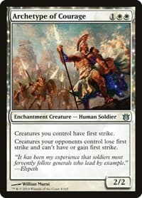 Archetype of Courage - Born of the Gods - Magic: The Gathering card