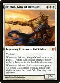 Brimaz, King of Oreskos - Born of the Gods - Magic: The Gathering card