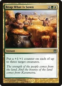 Reap What Is Sown - Born of the Gods - Magic: The Gathering card
