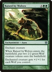 Raised by Wolves - Born of the Gods - Magic: The Gathering card