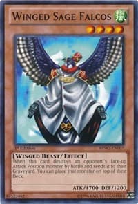 Winged Sage Falcos - Battle Pack 2: War of the Giants Round 2 - YuGiOh card