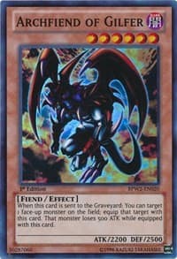 Archfiend of Gilfer - Battle Pack 2: War of the Giants Round 2 - YuGiOh card
