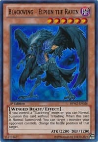 Blackwing - Elphin the Raven - Battle Pack 2: War of the Giants Round 2 - YuGiOh card