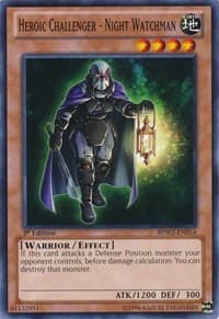 Heroic Challenger - Night Watchman - Battle Pack 2: War of the Giants Round 2 - YuGiOh card