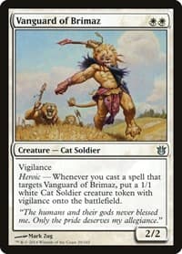 Vanguard of Brimaz - Born of the Gods - Magic: The Gathering card