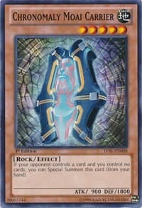 Chronomaly Moai Carrier - Legacy of the Valiant - YuGiOh card