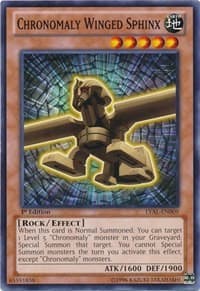 Chronomaly Winged Sphinx - Legacy of the Valiant - YuGiOh card
