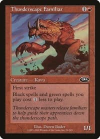 Thunderscape Familiar - Planeshift - Magic: The Gathering card
