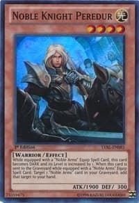Noble Knight Peredur - Legacy of the Valiant - YuGiOh card