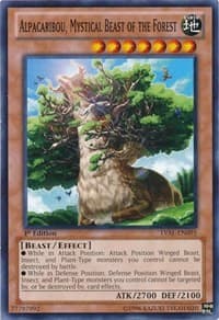 Alpacaribou, Mystical Beast of the Forest - Legacy of the Valiant - YuGiOh card