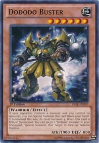 Dododo Buster - Legacy of the Valiant - YuGiOh card