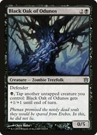 Black Oak of Odunos - Born of the Gods - Magic: The Gathering card