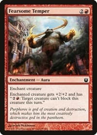 Fearsome Temper - Born of the Gods - Magic: The Gathering card