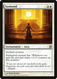 Sunbond - Born of the Gods - Magic: The Gathering card