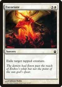 Excoriate - Born of the Gods - Magic: The Gathering card