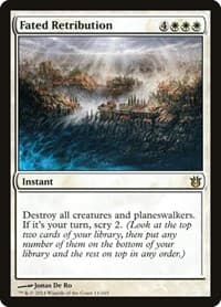Fated Retribution - Born of the Gods - Magic: The Gathering card
