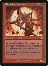 Bloodfire Colossus - Apocalypse - Magic: The Gathering card