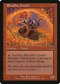 Bloodfire Dwarf - Apocalypse - Magic: The Gathering card
