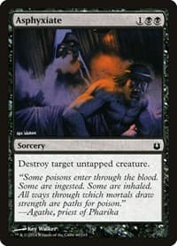 Asphyxiate - Born of the Gods - Magic: The Gathering card