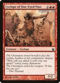 Cyclops of One-Eyed Pass - Born of the Gods - Magic: The Gathering card